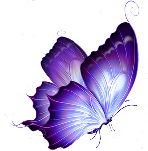 healthy purple butterflies logo